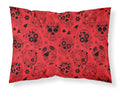 Day of the Dead Red Standard Pillowcase Lightweight Super Soft Easy Care Decorative Artwork Pillowcase, Standard