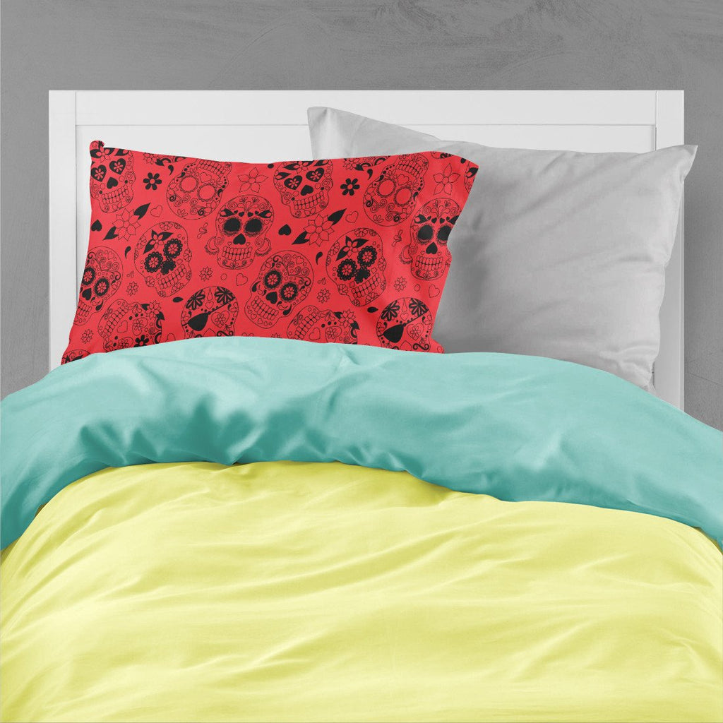 Day of the Dead Red Standard Pillowcase Lightweight Super Soft Easy Care Decorative Artwork Pillowcase, Standard
