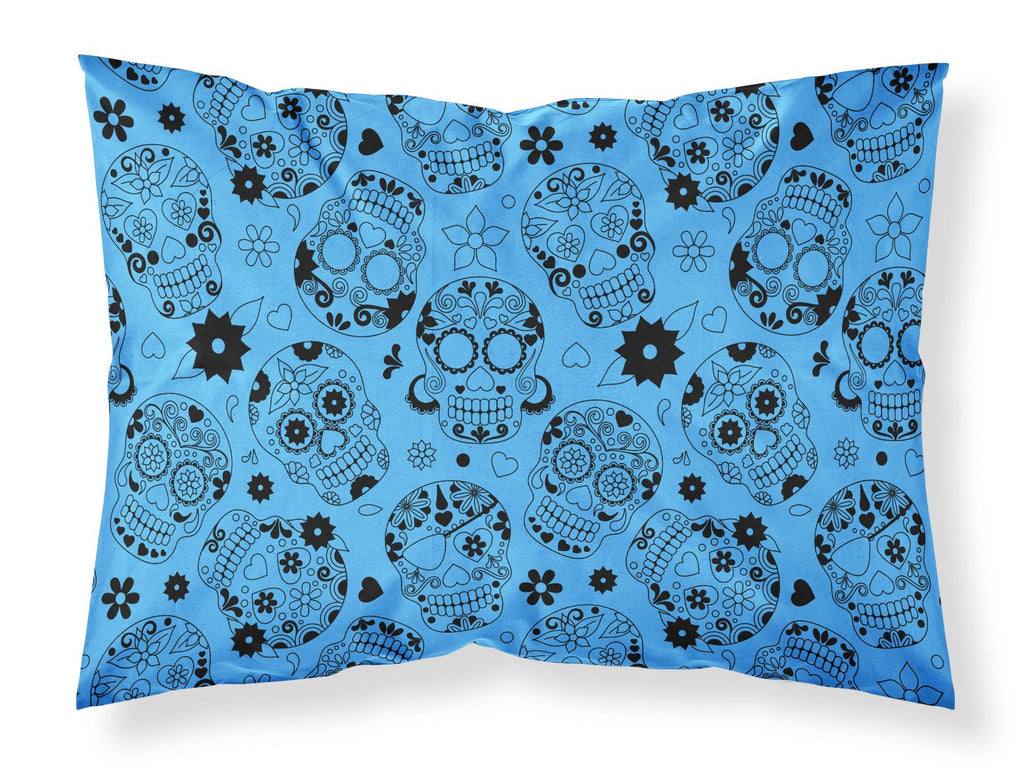 Day of the Dead Blue Standard Pillowcase Lightweight Super Soft Easy Care Decorative Artwork Pillowcase, Standard