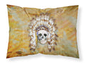 Day of the Dead Indian Skull Standard Pillowcase Lightweight Super Soft Easy Care Decorative Artwork Pillowcase, Standard