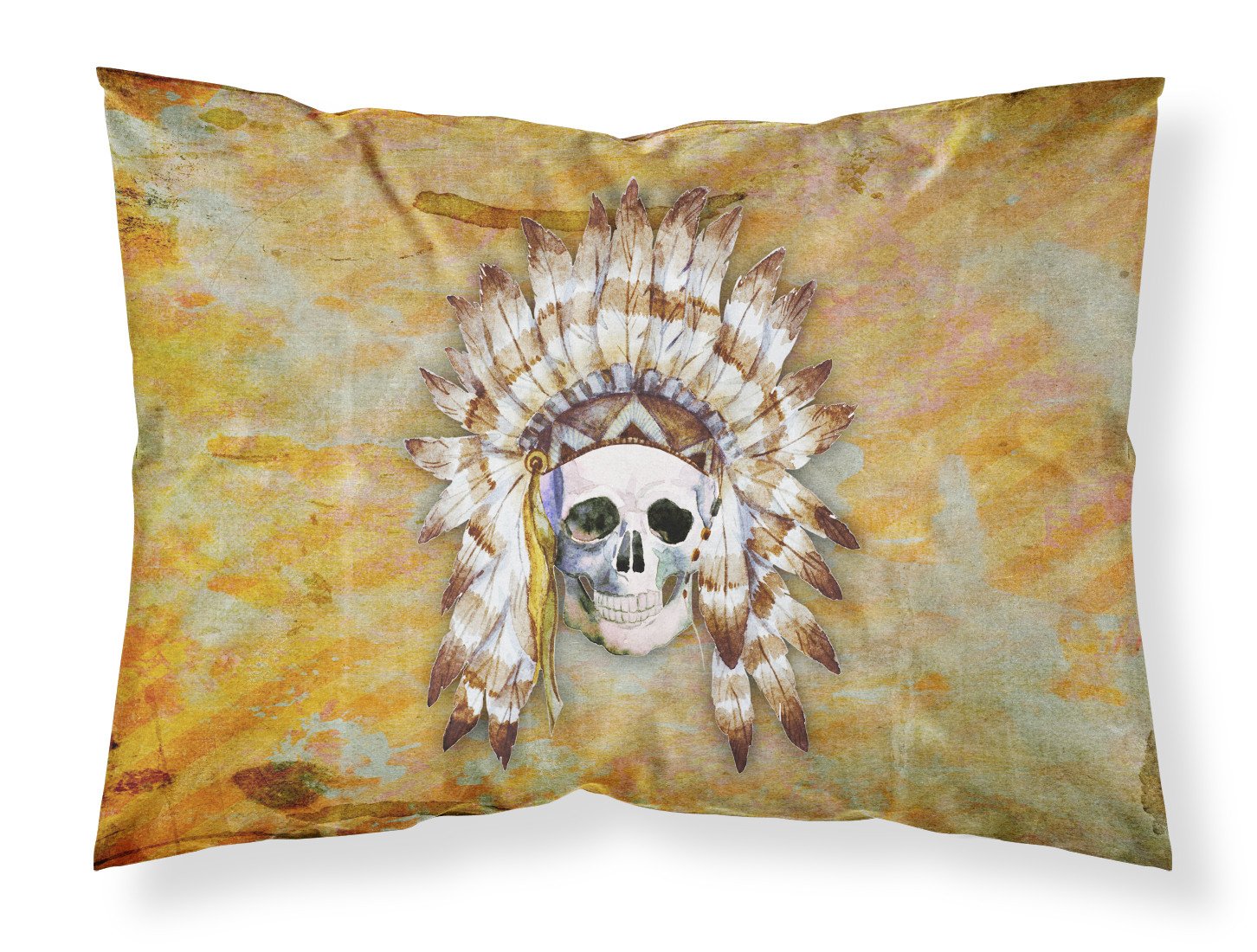 Day of the Dead Indian Skull Standard Pillowcase Lightweight Super Soft Easy Care Decorative Artwork Pillowcase, Standard
