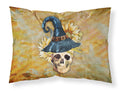 Day of the Dead Witch Skull  Standard Pillowcase Lightweight Super Soft Easy Care Decorative Artwork Pillowcase, Standard