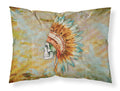 Day of the Dead Indian Skull  Standard Pillowcase Lightweight Super Soft Easy Care Decorative Artwork Pillowcase, Standard