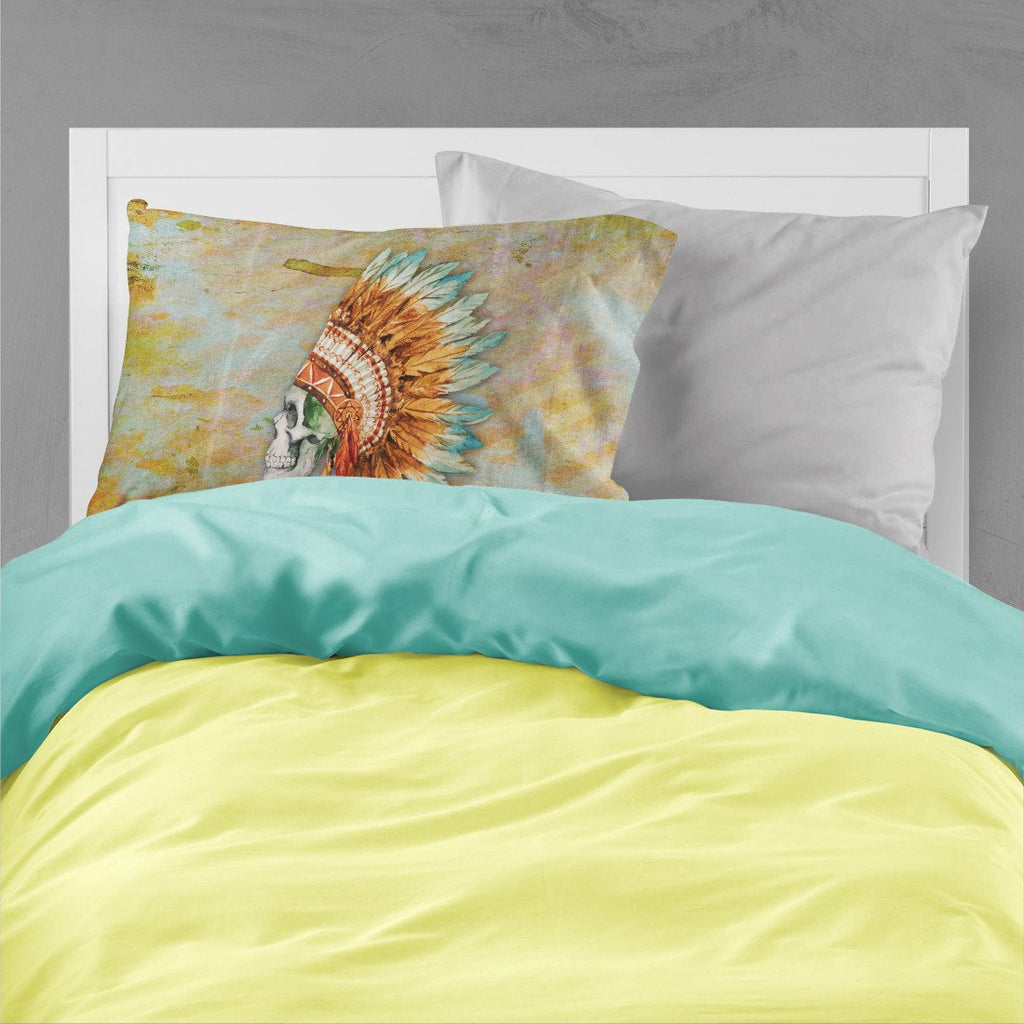 Day of the Dead Indian Skull  Standard Pillowcase Lightweight Super Soft Easy Care Decorative Artwork Pillowcase, Standard
