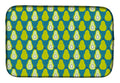 Pears on Green Dish Drying Mat Absorbent Dish Drying Mat Pad for Kitchen Counter Dish Drainer Mat for Countertop, 14 x 21", Multicolor