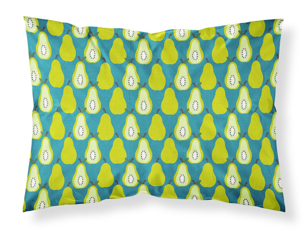 Pears on Green Standard Pillowcase Lightweight Super Soft Easy Care Decorative Artwork Pillowcase, Standard