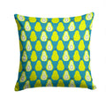 Pears on Green Decorative Throw Pillow 14x14 Indoor Outdoor Accent Cushion, Fabric Cover with Insert for Sofa, Bed, Porch & Living Room