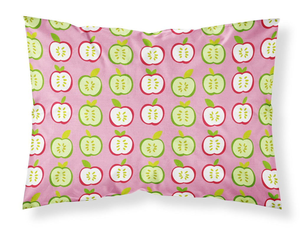 Apples on Pink Standard Pillowcase Lightweight Super Soft Easy Care Decorative Artwork Pillowcase, Standard