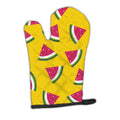 Watermelon on Yellow Oven Mitt Heat Resistant Thick Oven Mitt for Hot Pans and Oven, Kitchen Mitt Protect Hands, Cooking Baking Glove