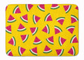 Watermelon on Yellow Memory Foam Kitchen Mat Machine Washable Anti-Fatigue Cushion Comfort Bath or Kitchen Rug