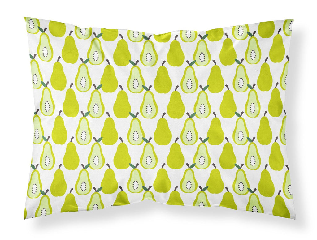 Pears on White Standard Pillowcase Lightweight Super Soft Easy Care Decorative Artwork Pillowcase, Standard