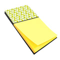 Pears on White Watercolor Sticky Note Holder Refillable Dispenser Desk Accessory 3x3 Pad Gift
