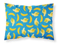 Bananas on Blue Standard Pillowcase Lightweight Super Soft Easy Care Decorative Artwork Pillowcase, Standard
