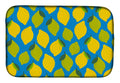 Lemons and Limes Dish Drying Mat Absorbent Dish Drying Mat Pad for Kitchen Counter Dish Drainer Mat for Countertop, 14 x 21", Multicolor