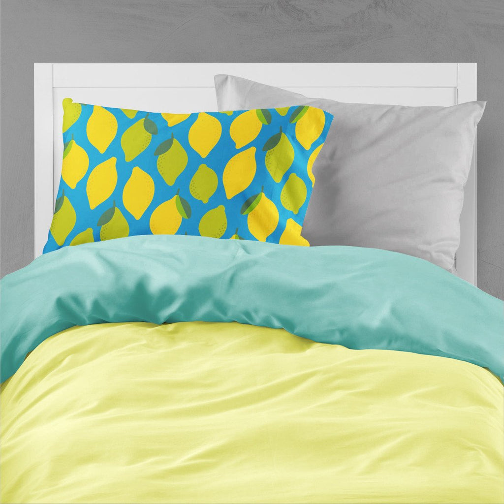 Lemons and Limes Standard Pillowcase Lightweight Super Soft Easy Care Decorative Artwork Pillowcase, Standard