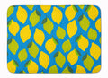 Lemons and Limes Memory Foam Kitchen Mat Machine Washable Anti-Fatigue Cushion Comfort Bath or Kitchen Rug