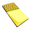 Watermelon on Lime Green Watercolor Sticky Note Holder Refillable Dispenser Desk Accessory 3x3 Pad Gift