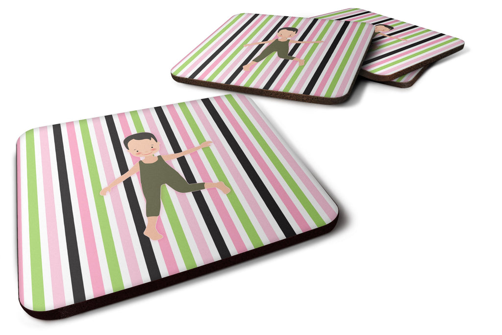 Boy Dancer Bikatard Foam Coasters Set of 4 Cup Coasters for Indoor Outdoor, Tabletop Protection, Anti Slip, Mouse pad Material