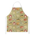 Cheeses Apron Cooking Kitchen Server Baking Crafts Gardening for Adult Women Men, Unisex, Large, Multicolor