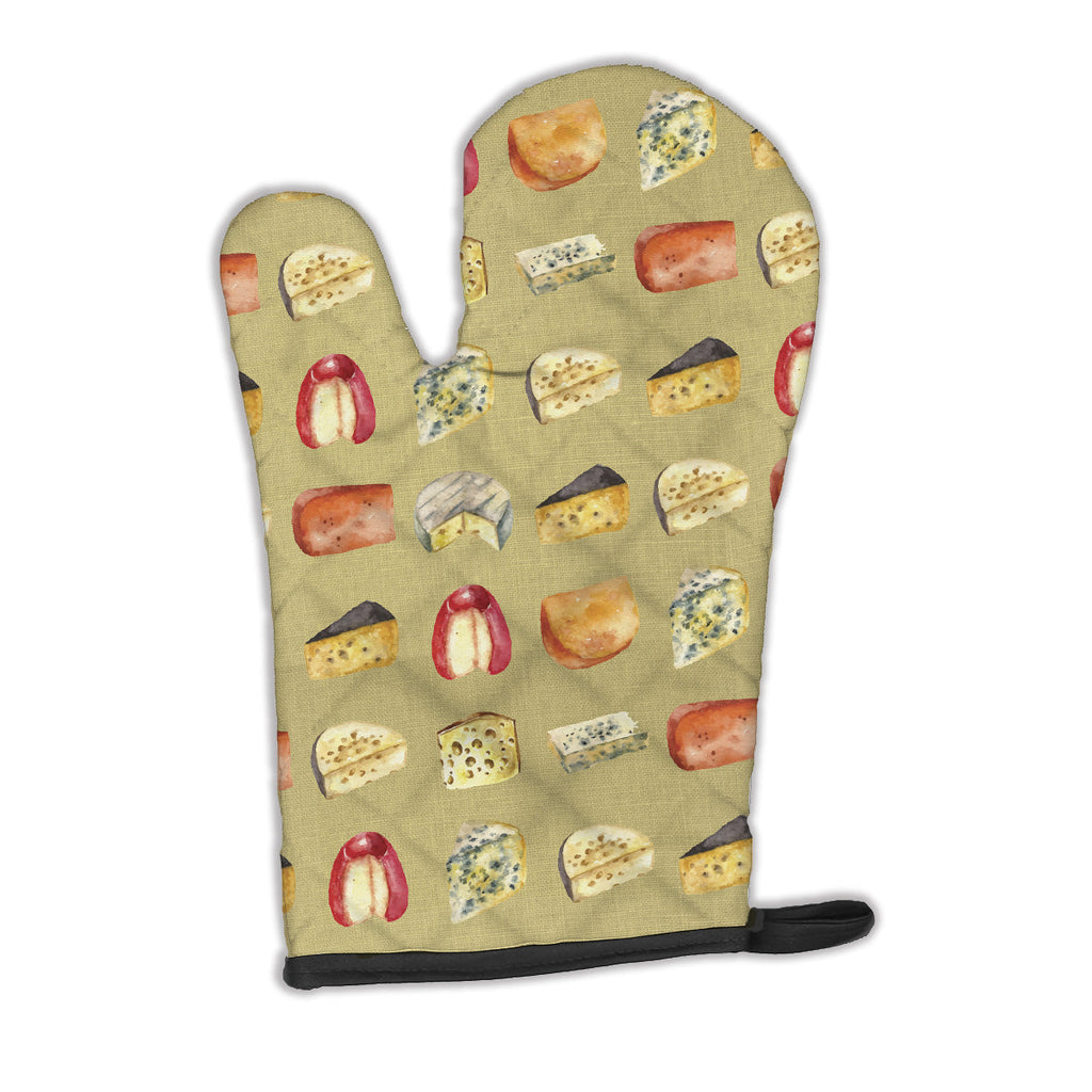 Cheeses Oven Mitt Heat Resistant Thick Oven Mitt for Hot Pans and Oven, Kitchen Mitt Protect Hands, Cooking Baking Glove