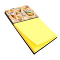 Drinks and Cocktails Peach Watercolor Sticky Note Holder Refillable Dispenser Desk Accessory 3x3 Pad Gift