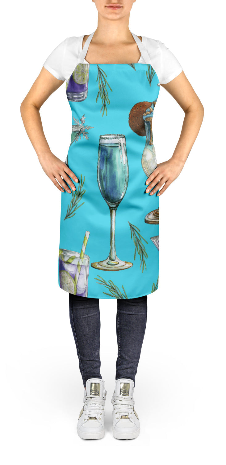 Drinks and Cocktails Blue Apron Cooking Kitchen Server Baking Crafts Gardening for Adult Women Men, Unisex, Large, Multicolor