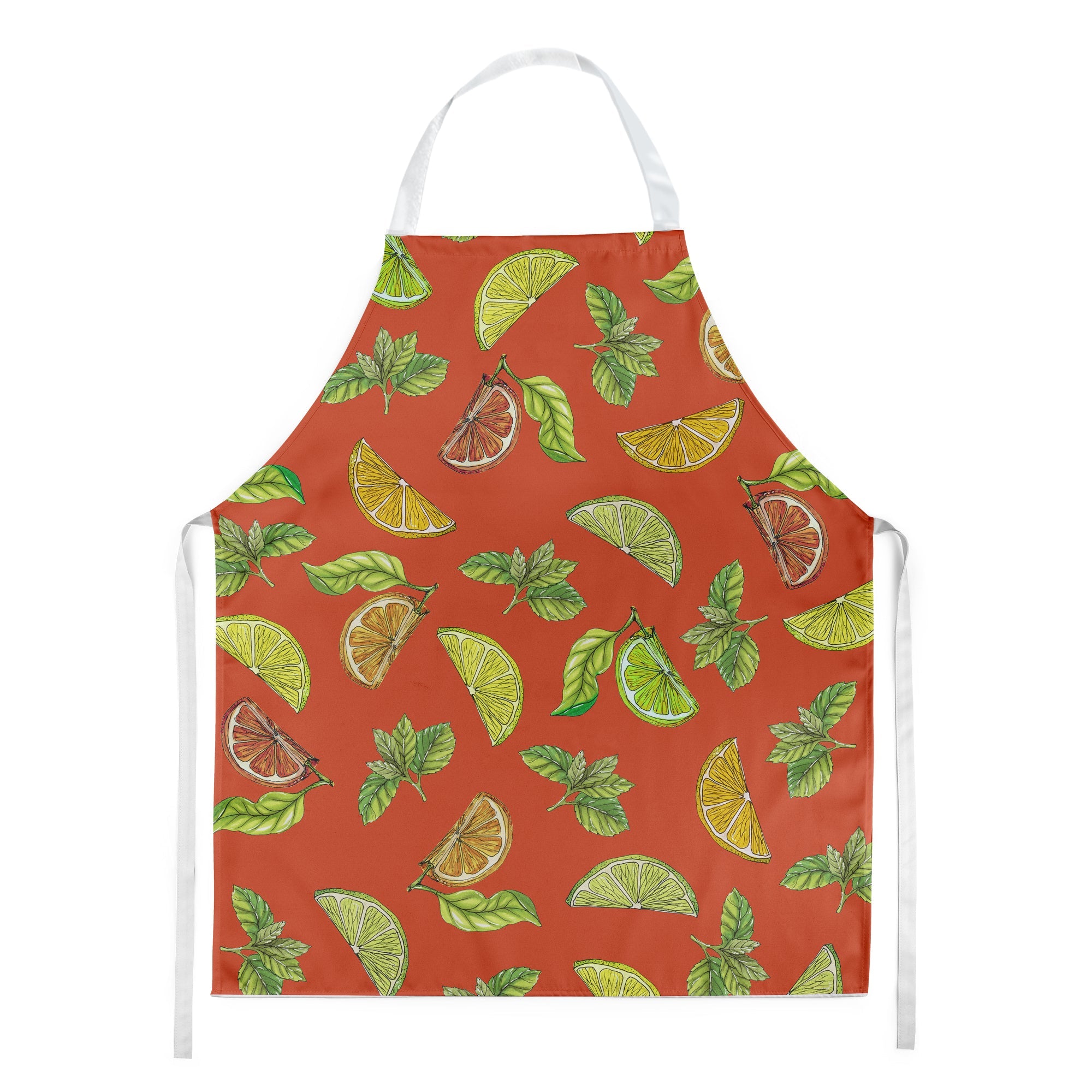 Lemons, Limes and Oranges Apron Cooking Kitchen Server Baking Crafts Gardening for Adult Women Men, Unisex, Large, Multicolor