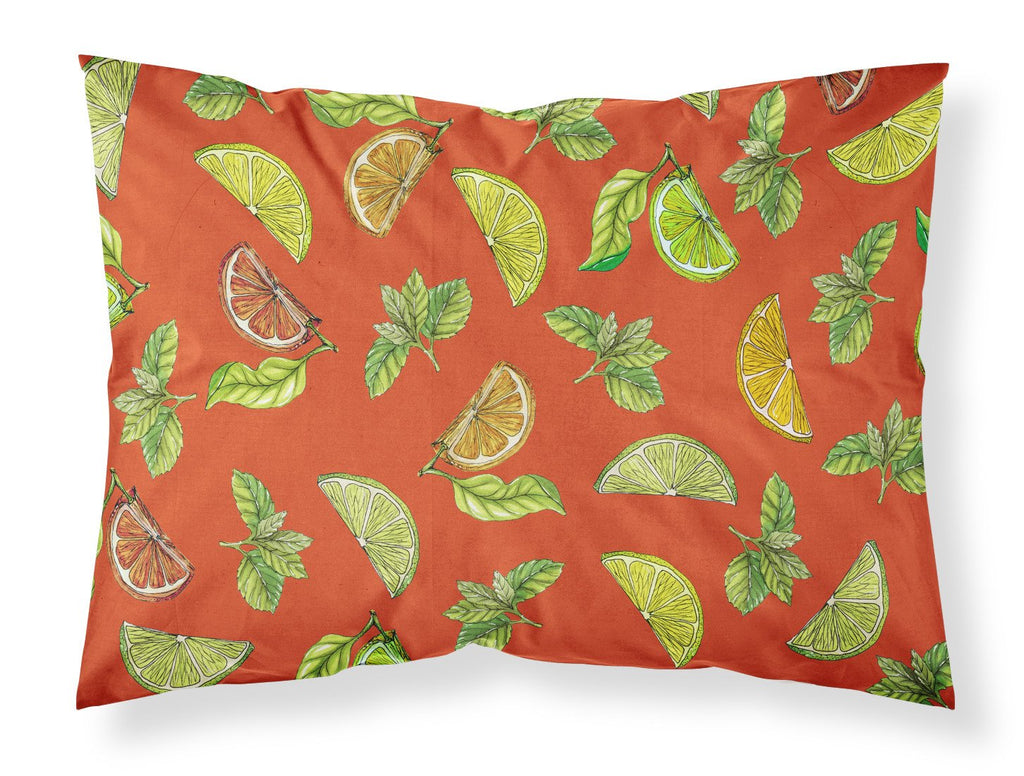 Lemons, Limes and Oranges Standard Pillowcase Lightweight Super Soft Easy Care Decorative Artwork Pillowcase, Standard
