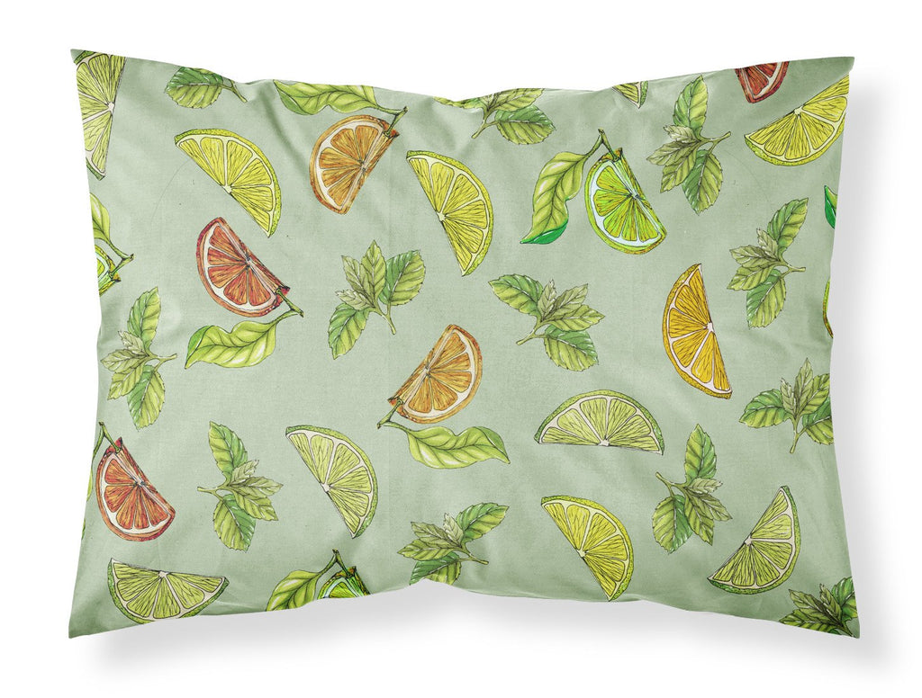 Lemons, Limes and Oranges Standard Pillowcase Lightweight Super Soft Easy Care Decorative Artwork Pillowcase, Standard