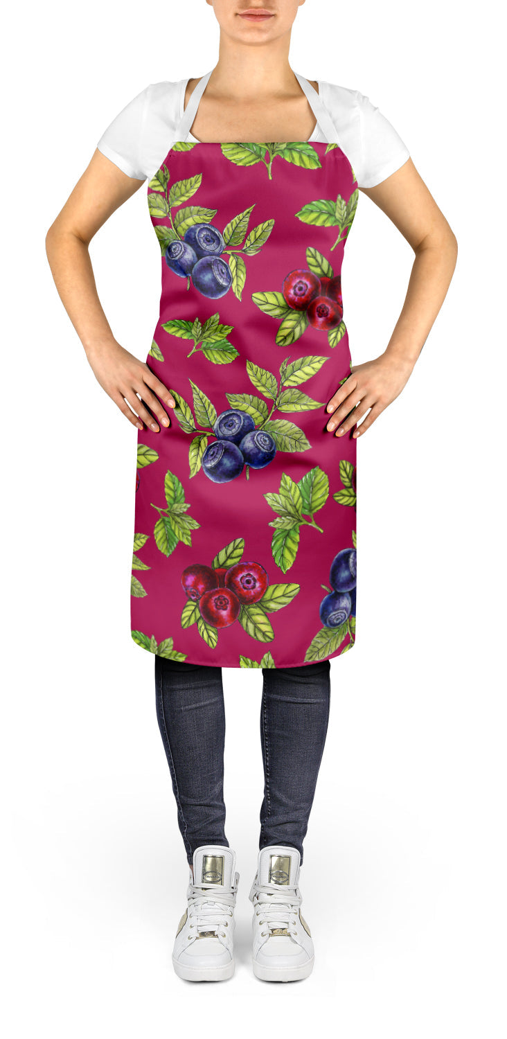 Berries Apron Cooking Kitchen Server Baking Crafts Gardening for Adult Women Men, Unisex, Large, Multicolor