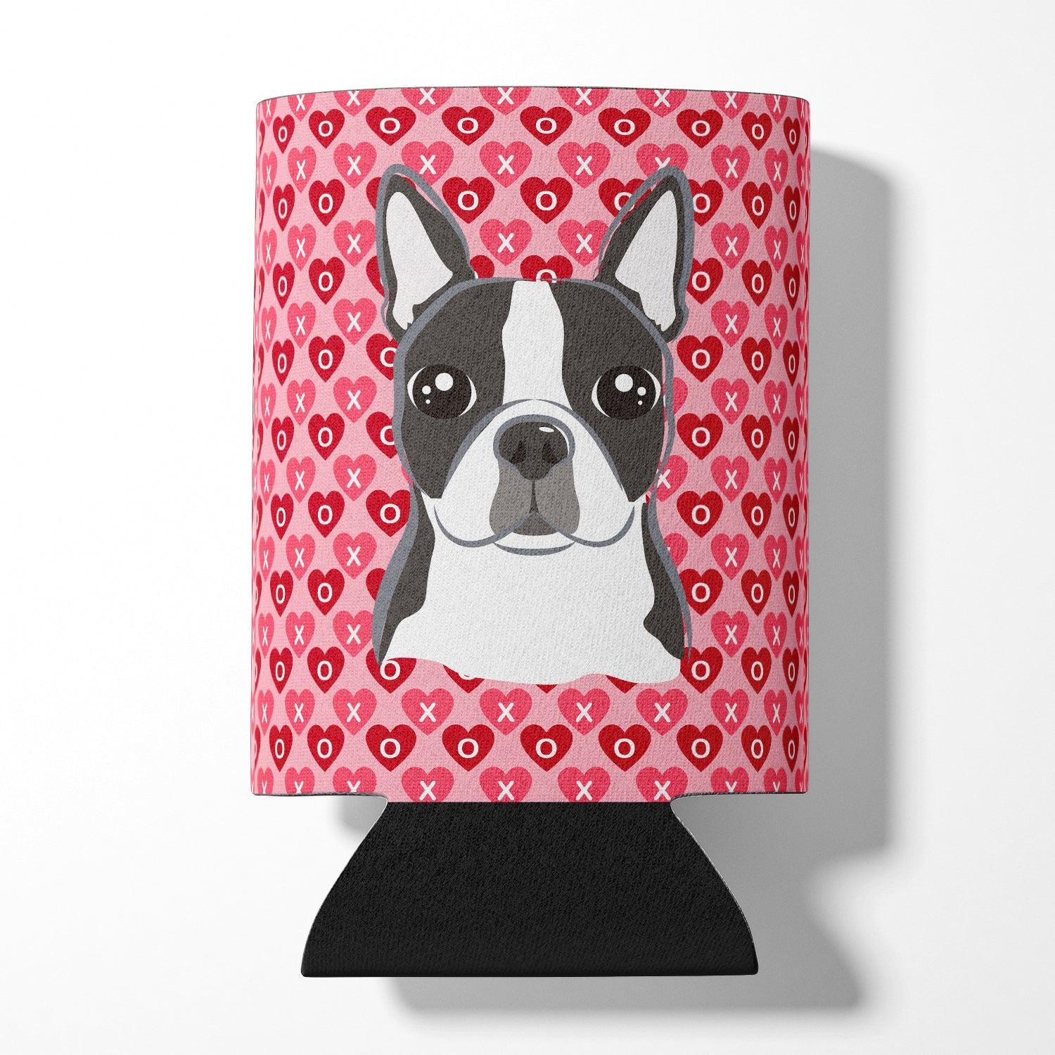 Boston Terrier Can or Bottle Hugger Cooler Sleeve for Standard 12 oz Cans, Insulated Foam Beer & Soda Can Hugger Reusable
