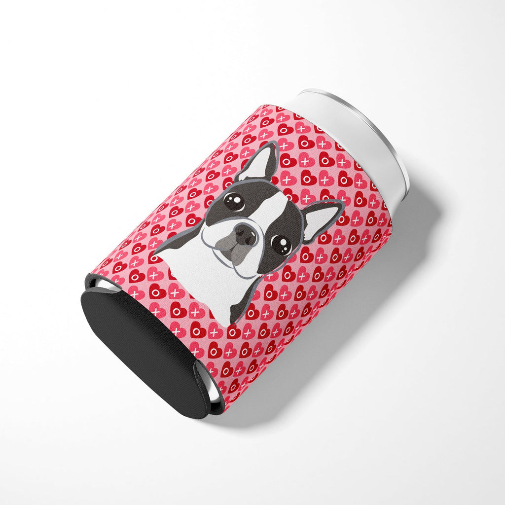 Boston Terrier Can or Bottle Hugger Cooler Sleeve for Standard 12 oz Cans, Insulated Foam Beer & Soda Can Hugger Reusable