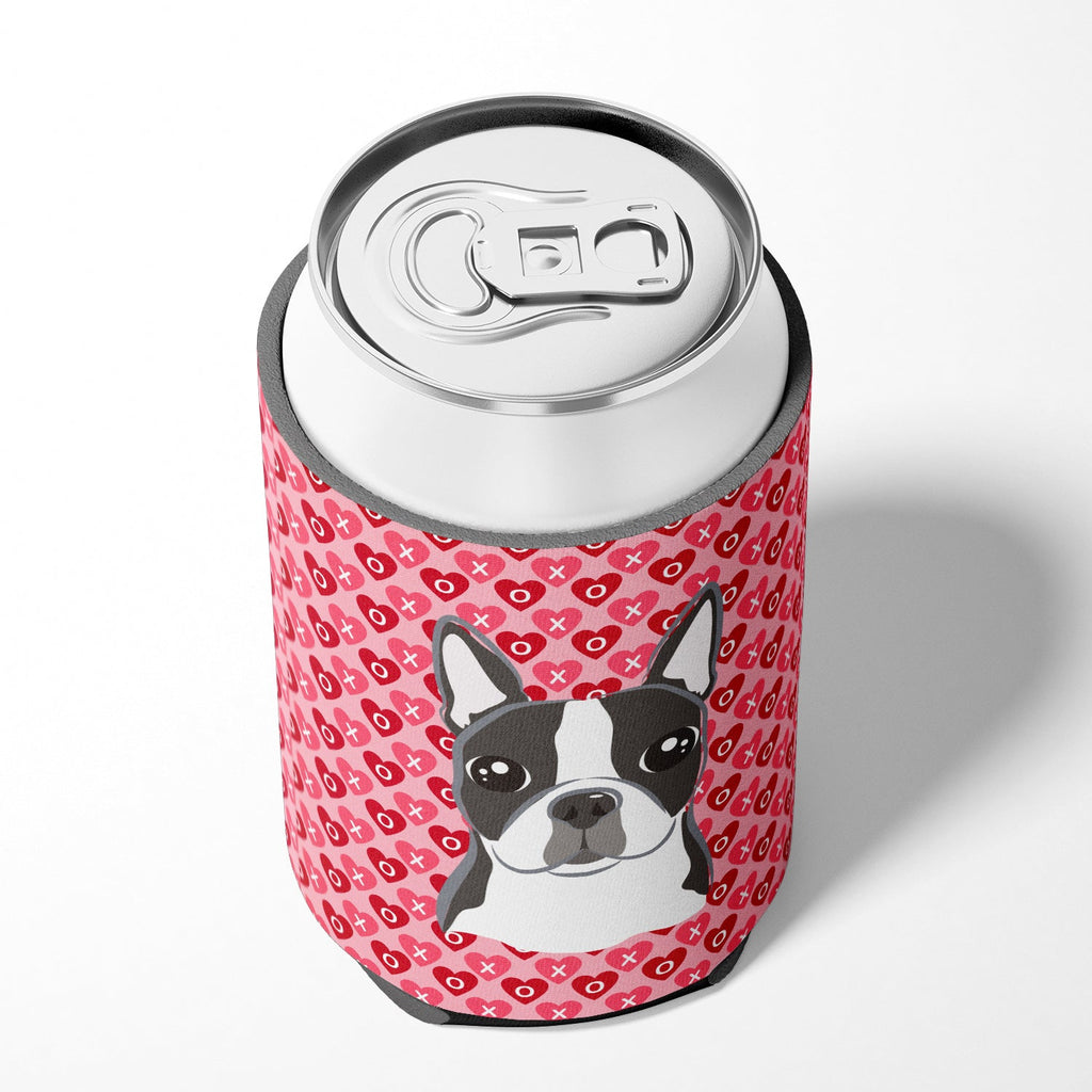 Boston Terrier Can or Bottle Hugger Cooler Sleeve for Standard 12 oz Cans, Insulated Foam Beer & Soda Can Hugger Reusable