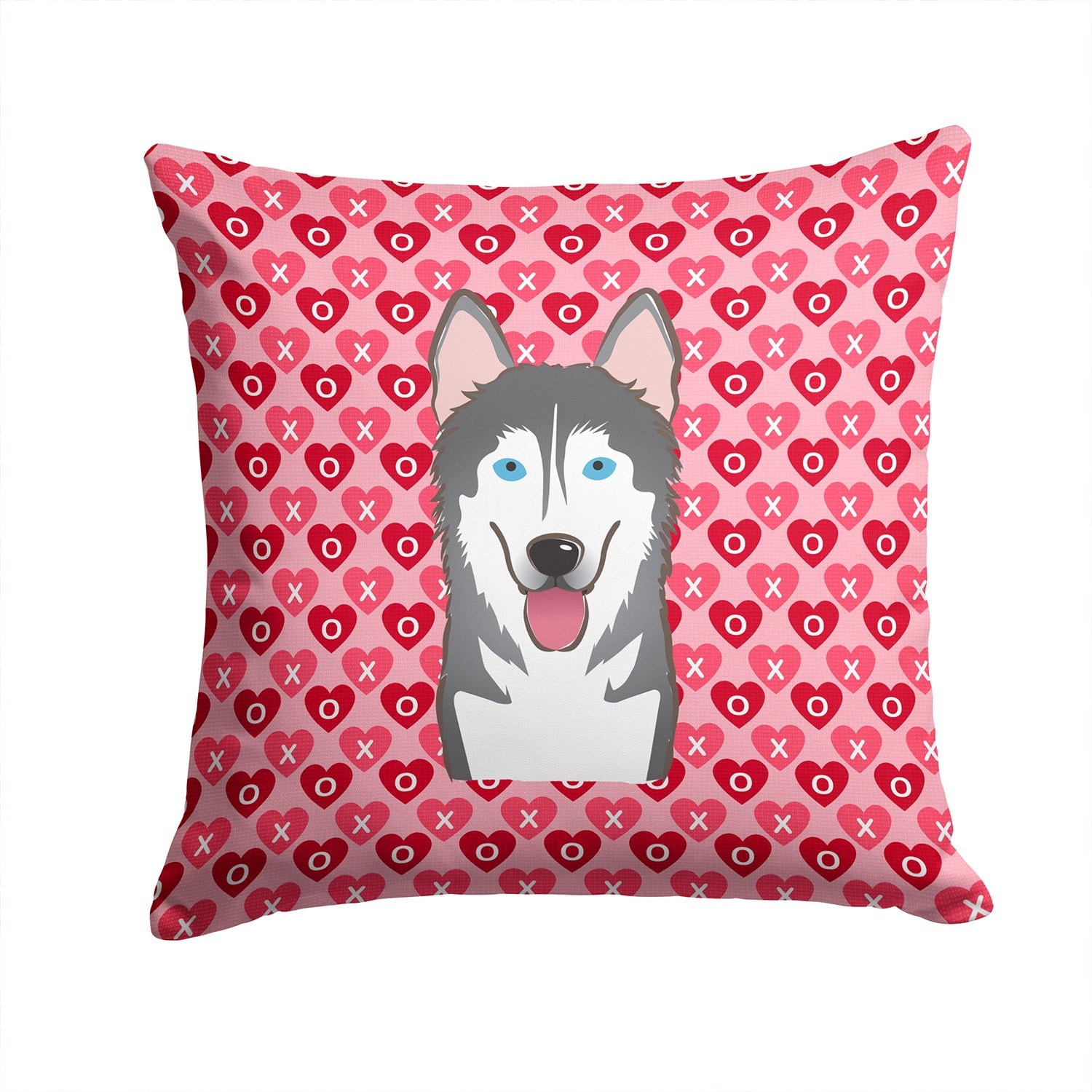 Alaskan Malamute Decorative Throw Pillow 14x14 Indoor Outdoor Accent Cushion, Fabric Cover with Insert for Sofa, Bed, Porch & Living Room