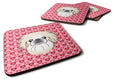 Pekingese Foam Coasters Set of 4 Cup Coasters for Indoor Outdoor, Tabletop Protection, Anti Slip, Mouse pad Material