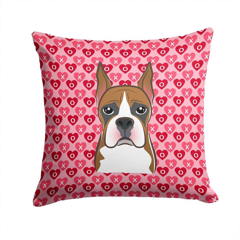 Boxer Decorative Throw Pillow 14x14 Indoor Outdoor Accent Cushion, Fabric Cover with Insert for Sofa, Bed, Porch & Living Room