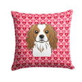 Cavalier Spaniel Decorative Throw Pillow 14x14 Indoor Outdoor Accent Cushion, Fabric Cover with Insert for Sofa, Bed, Porch & Living Room