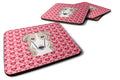 Borzoi Foam Coasters Set of 4 Cup Coasters for Indoor Outdoor, Tabletop Protection, Anti Slip, Mouse pad Material