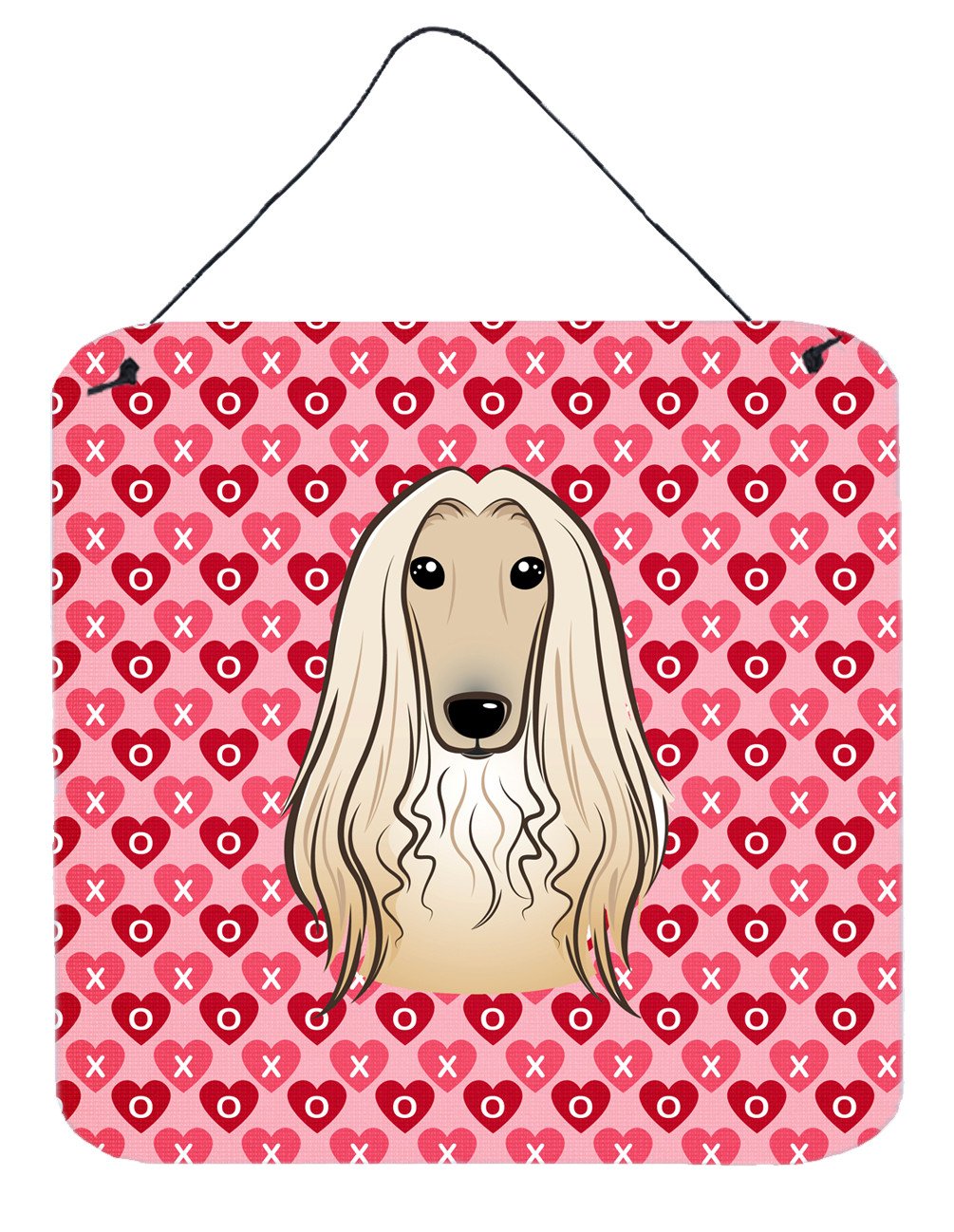 Afghan Hound Wall or Door Hanging Prints Aluminum Metal Sign Kitchen Wall Bar Bathroom Plaque Home Decor, 6x6, Multicolor