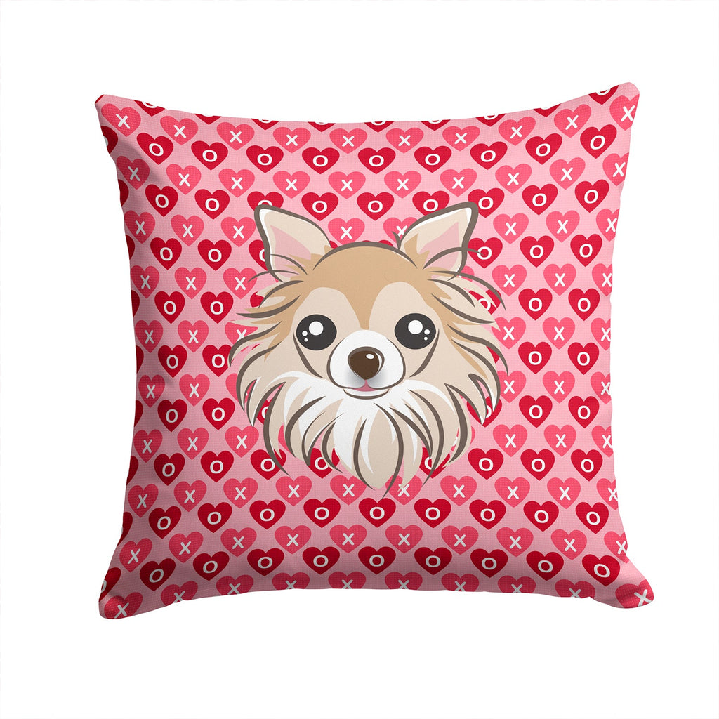 Chihuahua Decorative Throw Pillow 14x14 Indoor Outdoor Accent Cushion, Fabric Cover with Insert for Sofa, Bed, Porch & Living Room