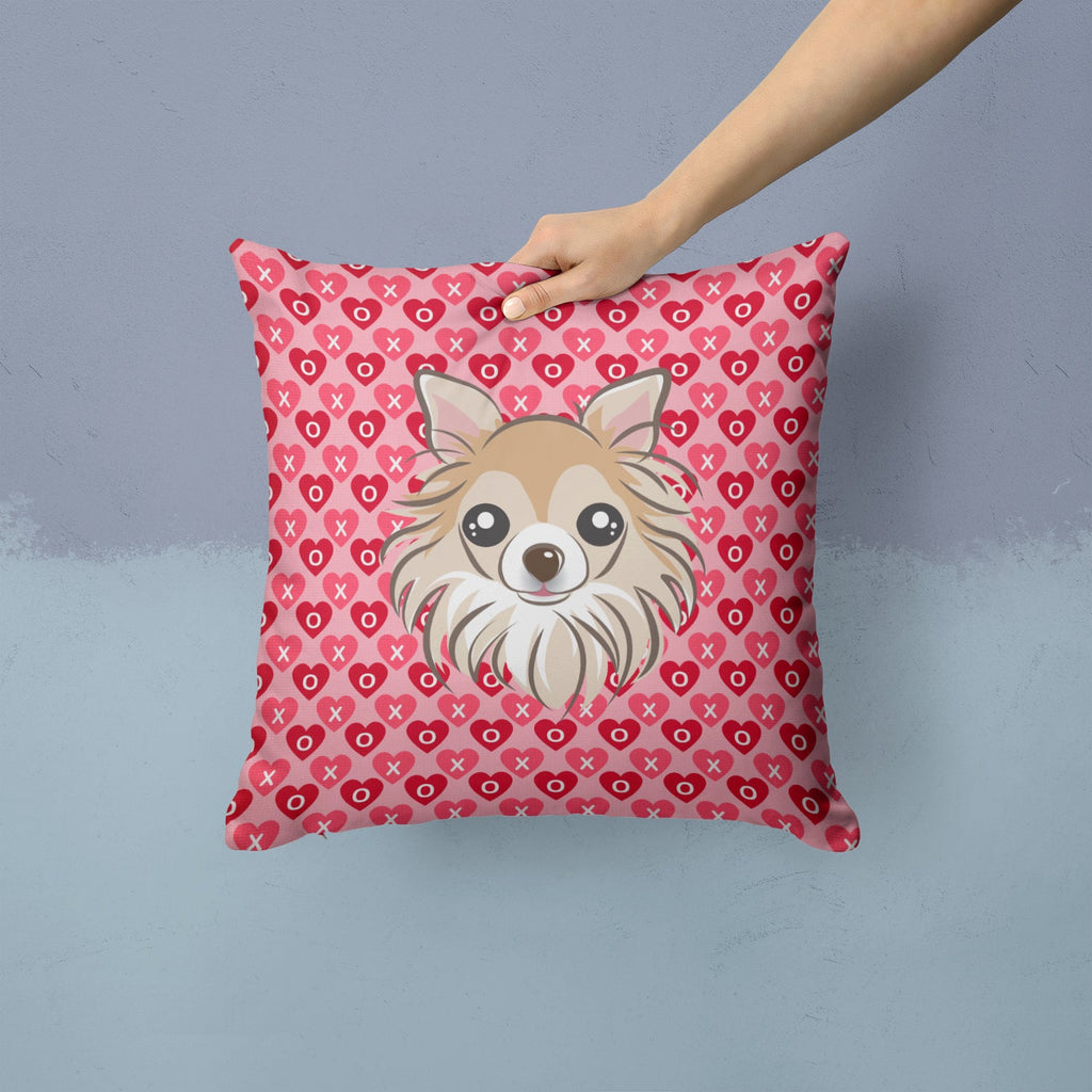 Chihuahua Decorative Throw Pillow 14x14 Indoor Outdoor Accent Cushion, Fabric Cover with Insert for Sofa, Bed, Porch & Living Room