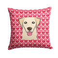 Golden Retriever Decorative Throw Pillow 14x14 Indoor Outdoor Accent Cushion, Fabric Cover with Insert for Sofa, Bed, Porch & Living Room