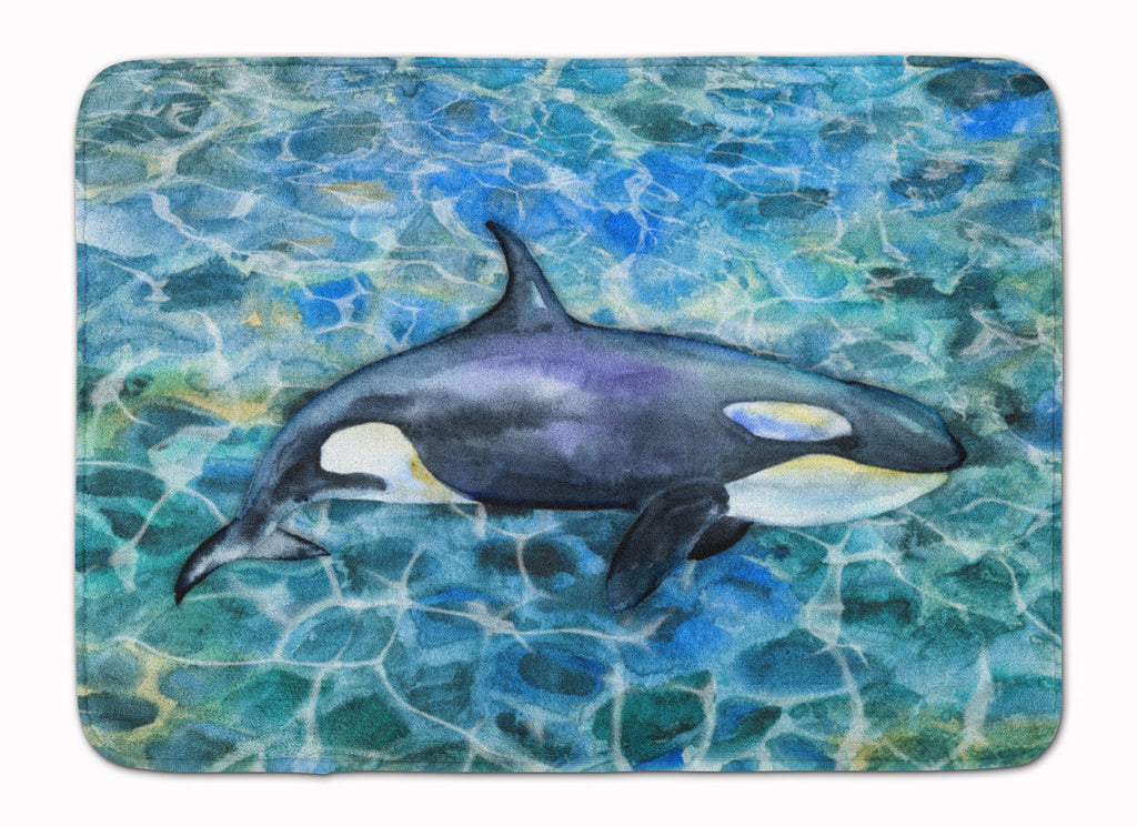 Killer Whale Orca Memory Foam Kitchen Mat Machine Washable Anti-Fatigue Cushion Comfort Bath or Kitchen Rug