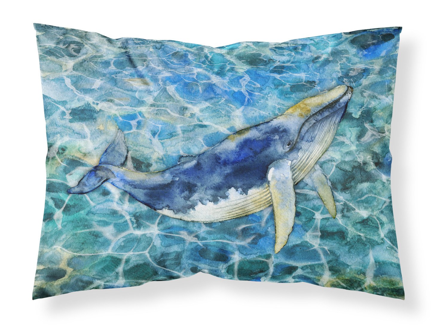 Humpback Whale Standard Pillowcase Lightweight Super Soft Easy Care Decorative Artwork Pillowcase, Standard