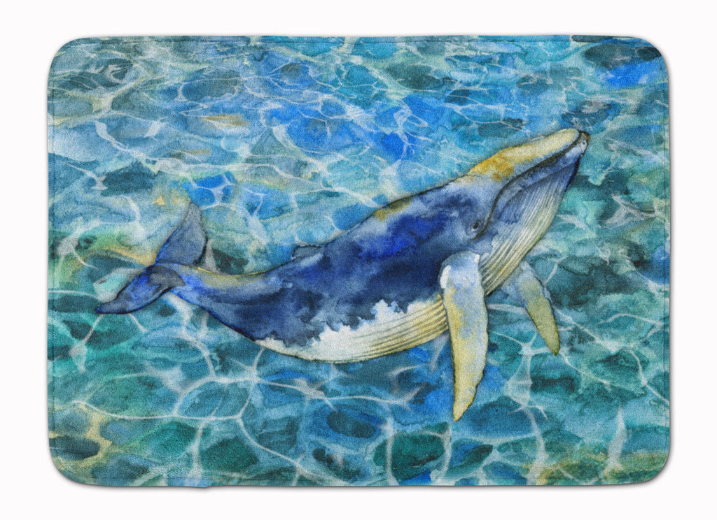 Humpback Whale Memory Foam Kitchen Mat Machine Washable Anti-Fatigue Cushion Comfort Bath or Kitchen Rug