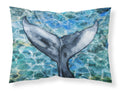 Whale Tail Standard Pillowcase Lightweight Super Soft Easy Care Decorative Artwork Pillowcase, Standard