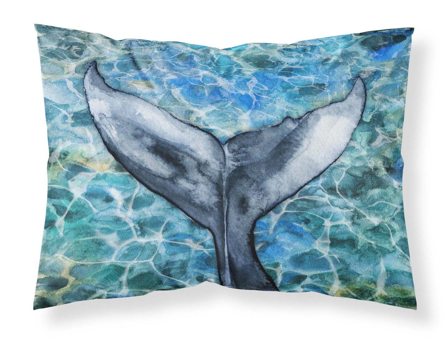 Whale Tail Standard Pillowcase Lightweight Super Soft Easy Care Decorative Artwork Pillowcase, Standard