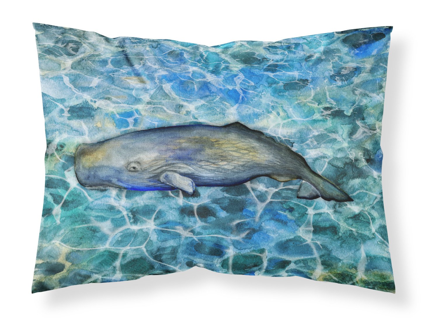 Sperm Whale Cachalot Standard Pillowcase Lightweight Super Soft Easy Care Decorative Artwork Pillowcase, Standard