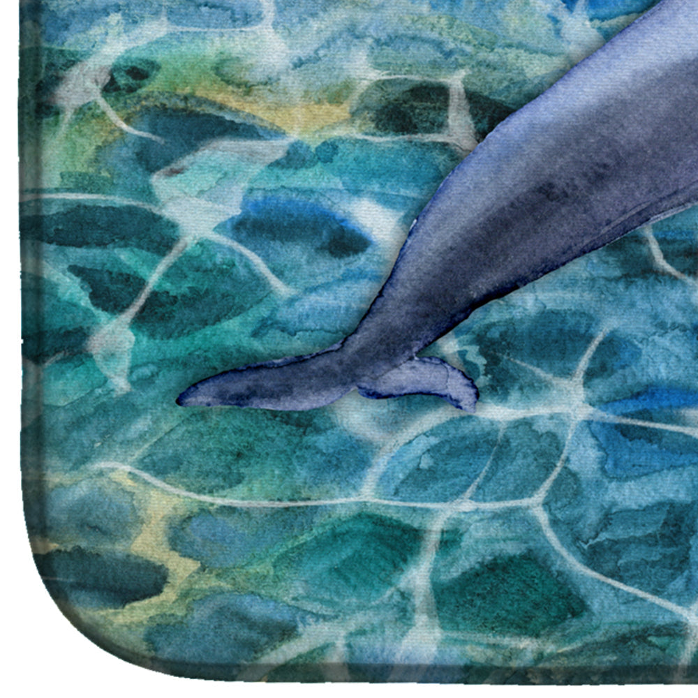 Dolphin Dish Drying Mat Absorbent Dish Drying Mat Pad for Kitchen Counter Dish Drainer Mat for Countertop, 14 x 21", Multicolor