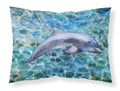Dolphin Standard Pillowcase Lightweight Super Soft Easy Care Decorative Artwork Pillowcase, Standard